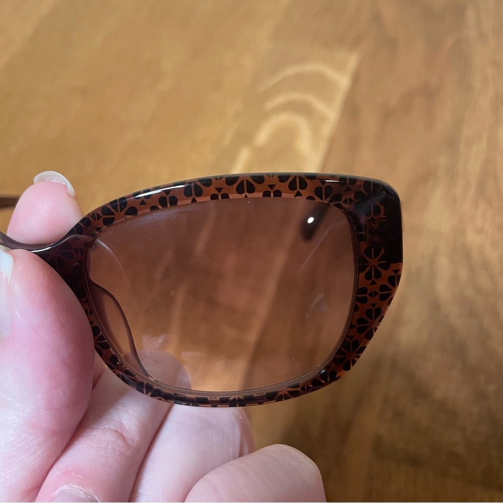 Kate Spade Kenzie Pink Burgundy Gradient Sunglasses Gem